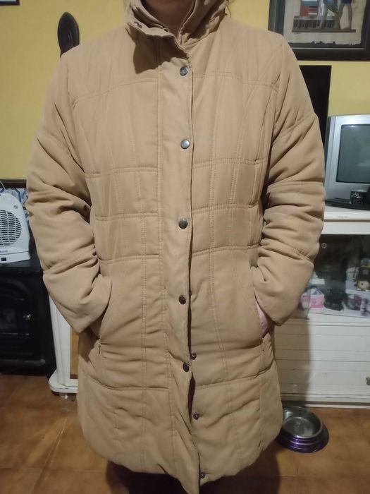 Casaco comprido de inverno