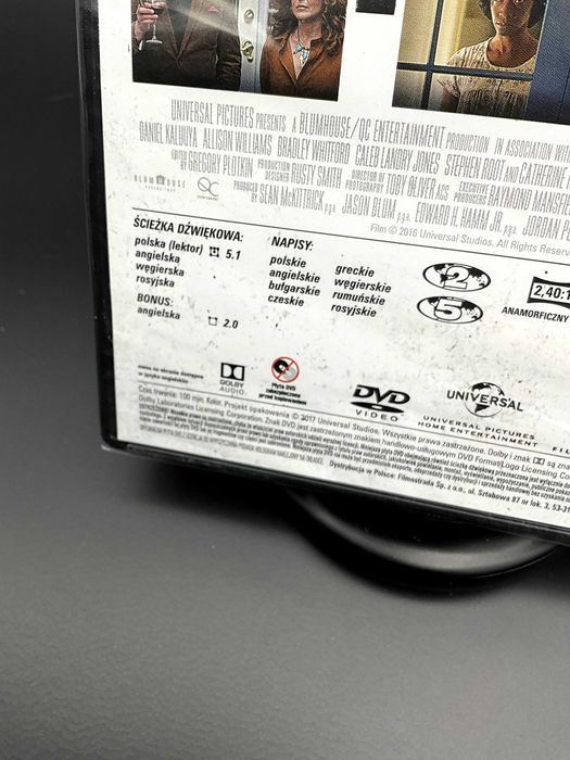 Uciekaj! (Get Out) DVD, nowa w folii