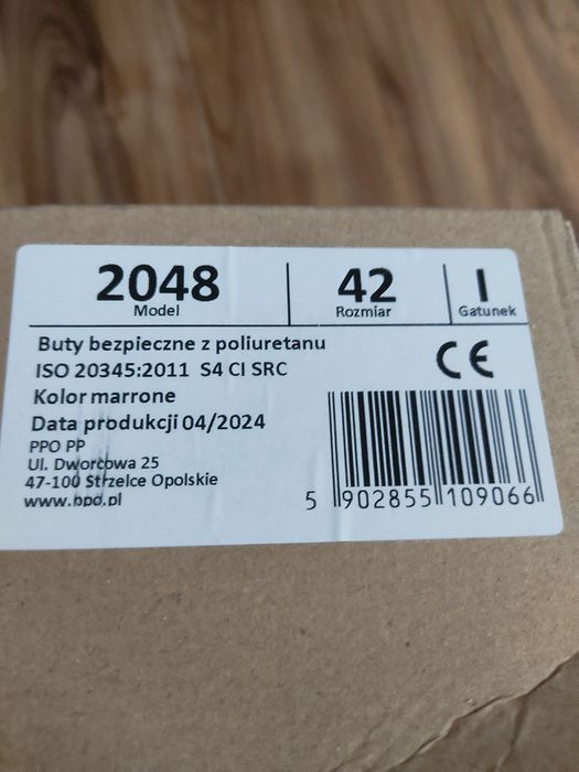 Buty robocze gumowce PPO model 2048