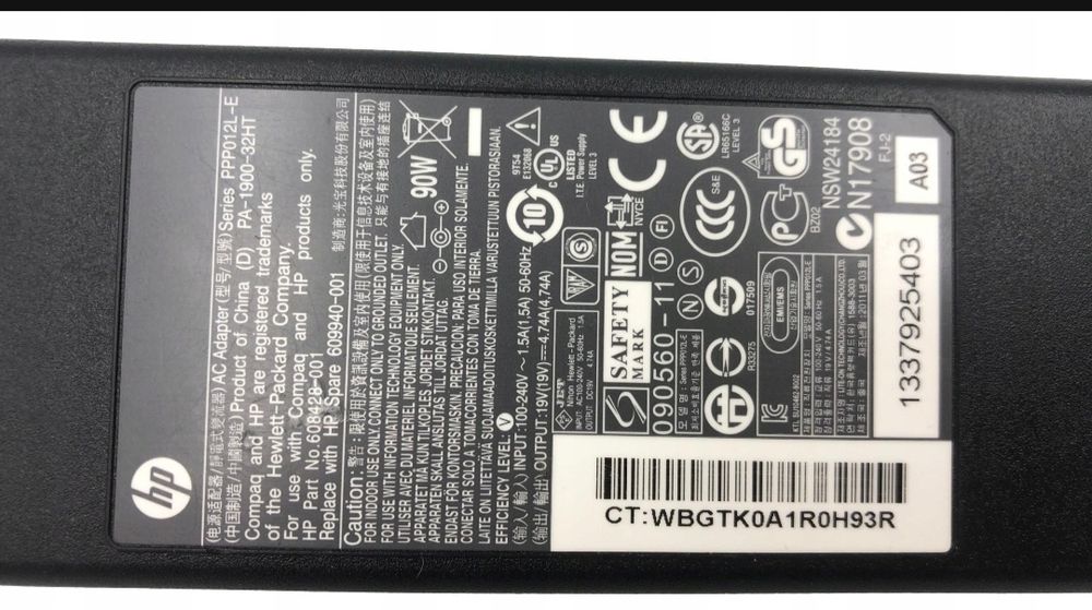 Stacja Dokująca HP USB-C + zasilacz 90W