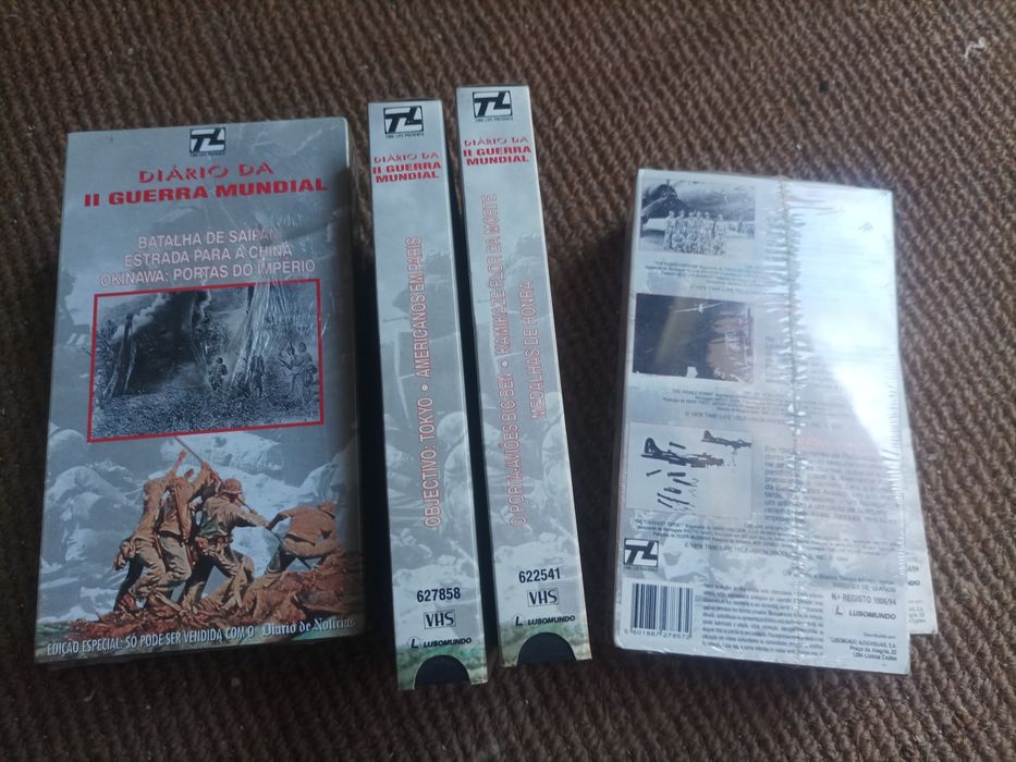 7 VHS História da II Guerra Mundial