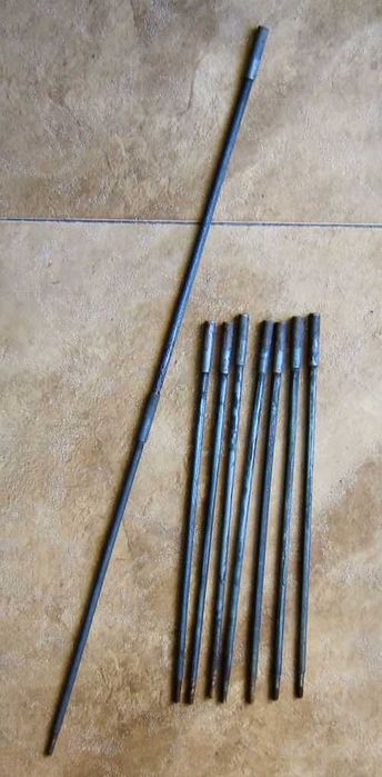 Штыревая разборная антенна военной радиостанции ВОВ