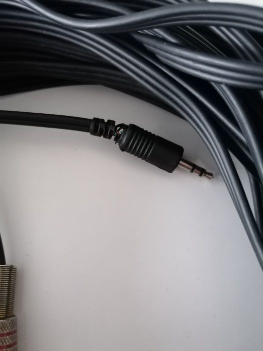 Kabel audio video 3x chinch, jack 3,5. +chinch, 15 metrów