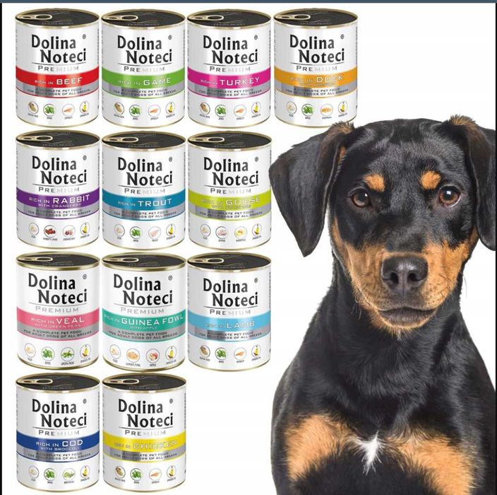 Dolina Noteci Premium dla psa MIX 6 SMAKÓW 12x 800g