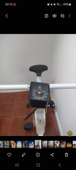 Bicicleta de ginástica