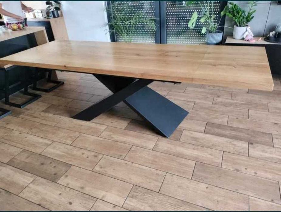 Nowoczesna podstawa stołu VEGAS stelaż LOFT czarny