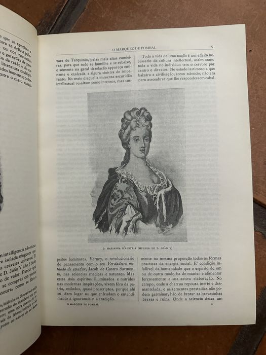 Livro raro de J. M. Latino Coelho - Marquez de Pombal