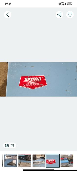 Maszyna do cięcia kafli na mokro Sigma