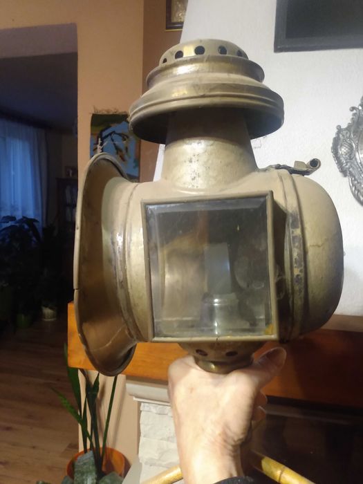 Unikat dla pasjonatów -stara lampa do powozu/karety