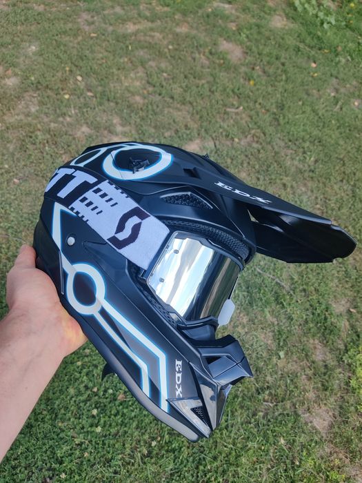 Нові моделі! Шолом кросовий ендуро, окуляри, рукавиці, підшоломники