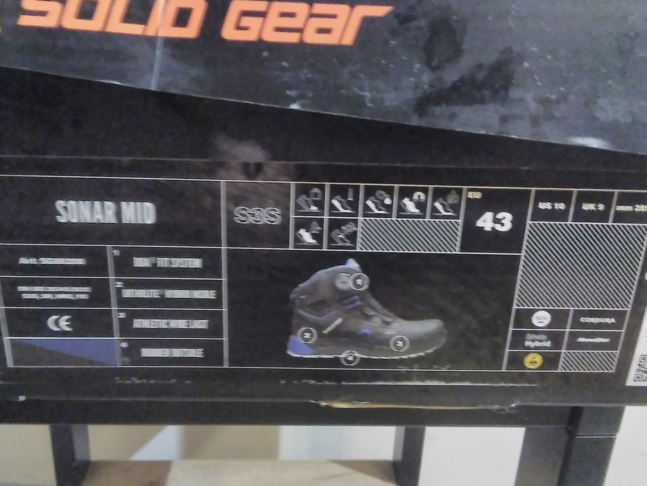 Buty robocze Solid Gear Sonar Mid