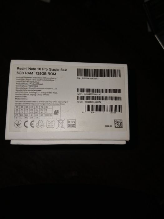 телефон Redmi Note10 Pro