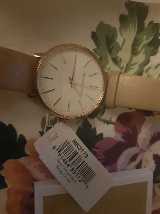 Michael Kors zegarek mk3179 beżowy