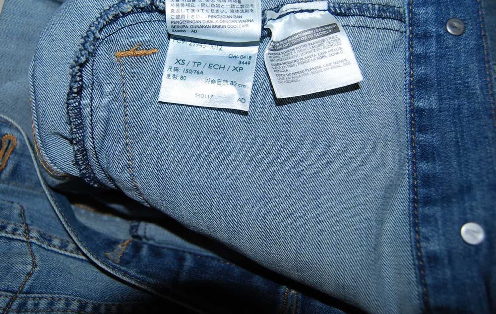 LEVI STRAUSS ROZ.XS kurtka damska jeans katana jak nowa