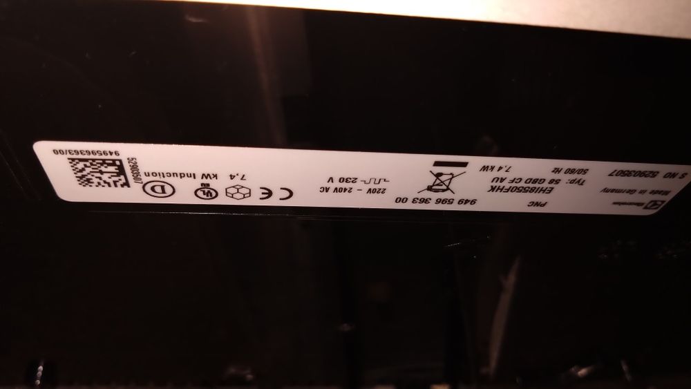 indukcja Electrolux szkło