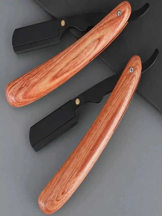 Опасная бритва, клинковая бритва с открытым лезвием Wood