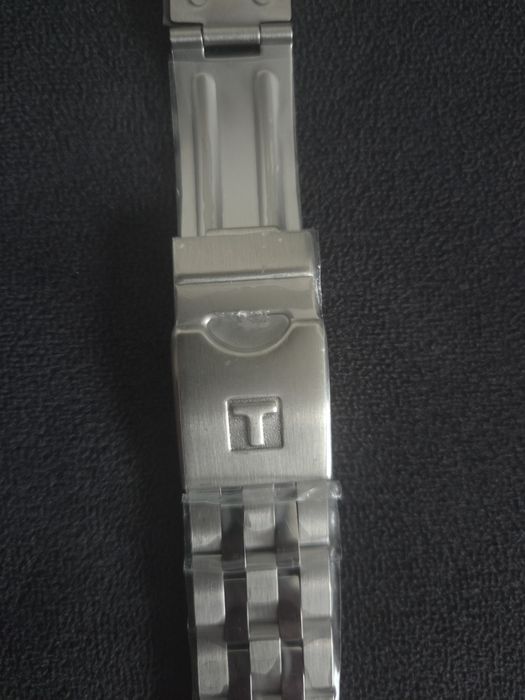 Bransoleta Tissot od zegarka PRC 200, oryginalna, stalowa, nowa