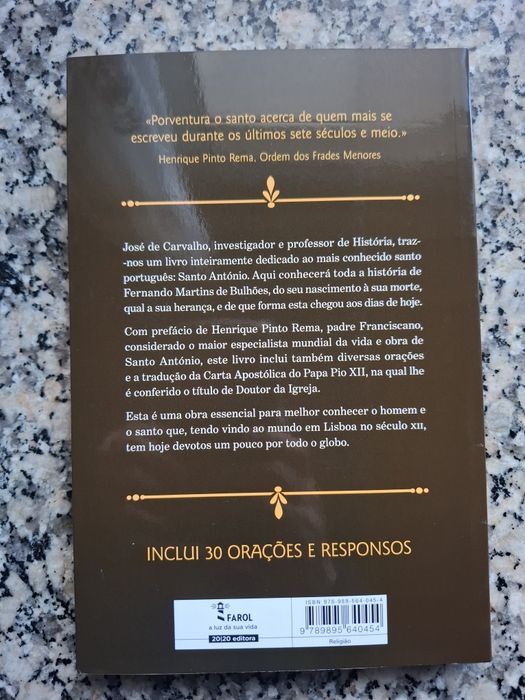 Livro Santo António um Santo Popular
