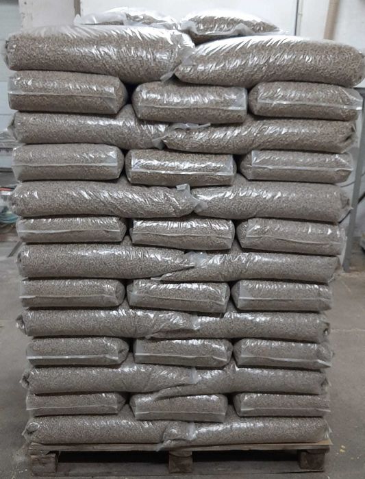 Pellet pelet z słomy słomiany biomasa