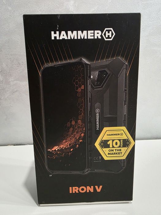 Новий  телефон Hammer Iron V 6/64GB Black бронебійний