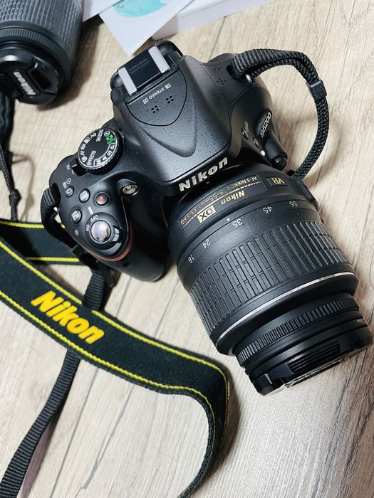 Фотоапарат Nikon D5200 18-55VR, 55-200Vr