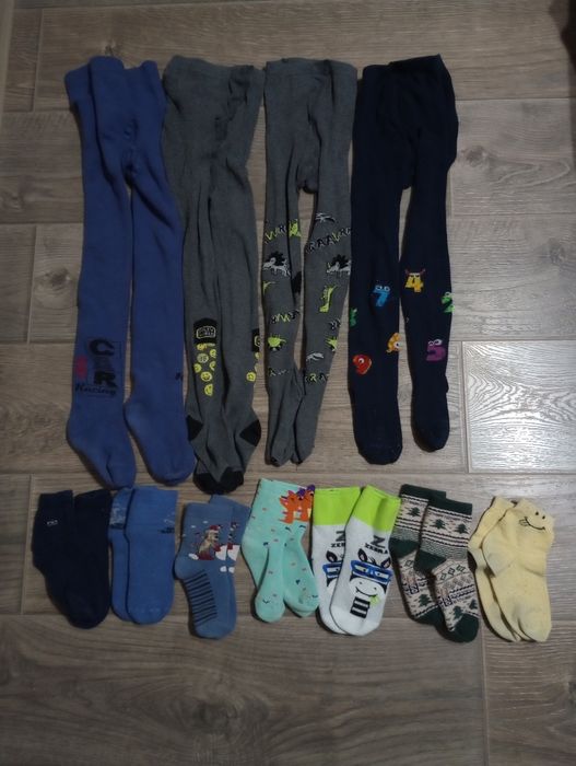 Колготы и носки детские махровые и тонкие р.98-104-110