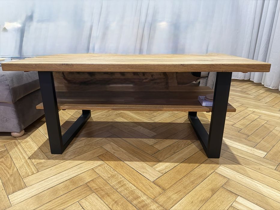 Zestaw mebli : komoda witryna stolik - DREWNO