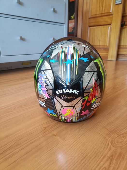 Capacete SHARK com 2 viseiras