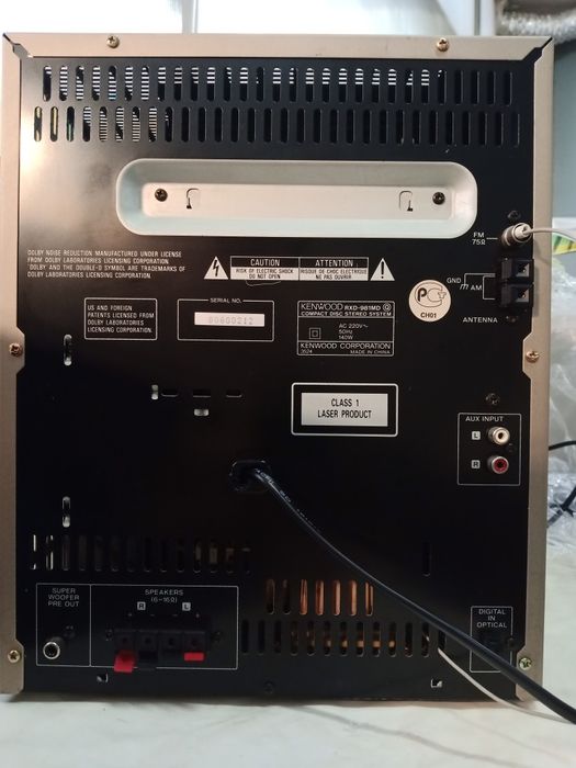 Kenwood с MD и Оптическим входом музыкальный центр
