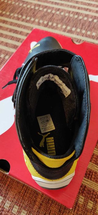 Sapatilhas PUMA Future Cat Remix Mid Pretas Amarelo 44