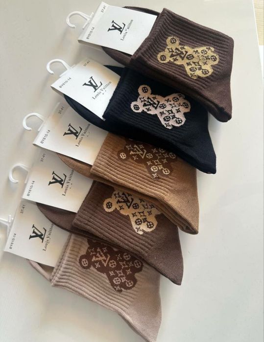 Zestaw 5 par skarpetek damskich