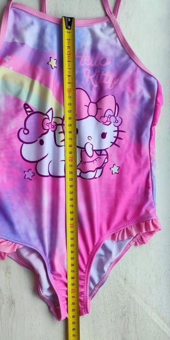 Детский Купальник Hello Kitty 134/140 + 2 пары шлёпок вьетнамок 32/33