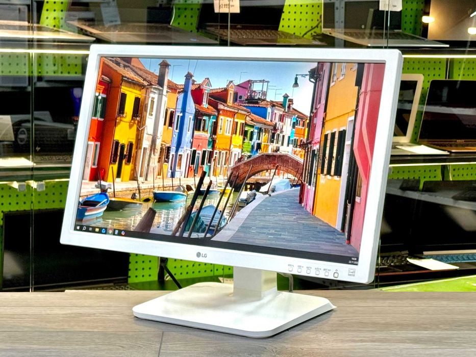 Монітор LG 24MB37PM-W / AH-IPS / WLED / 24 Дюймовий / З Гарантією