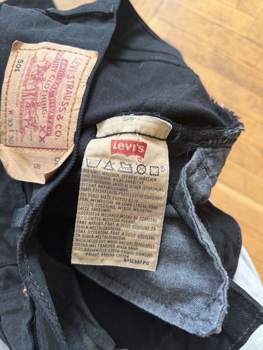 Levis 501 чорні.