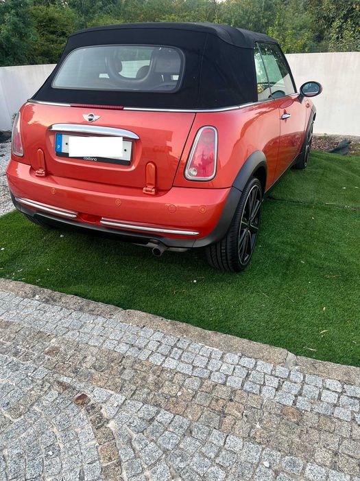 Mini Cabrio Laranja fogo