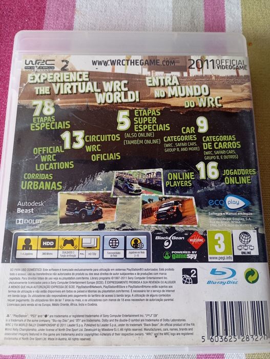Wrc 2 FIA para Ps3