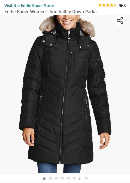 Casaco preto da Eddie Bauer