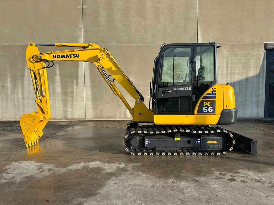 Komatsu PC56  Gotowa do pracy koparka Komatsu PC56 760 mth, NIE JCB, Kubota, Hitachi