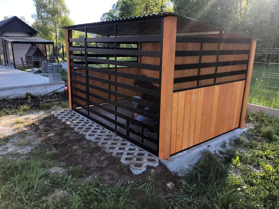 Kojec dla psa solidny mocny  ,drewutnia, schowek.