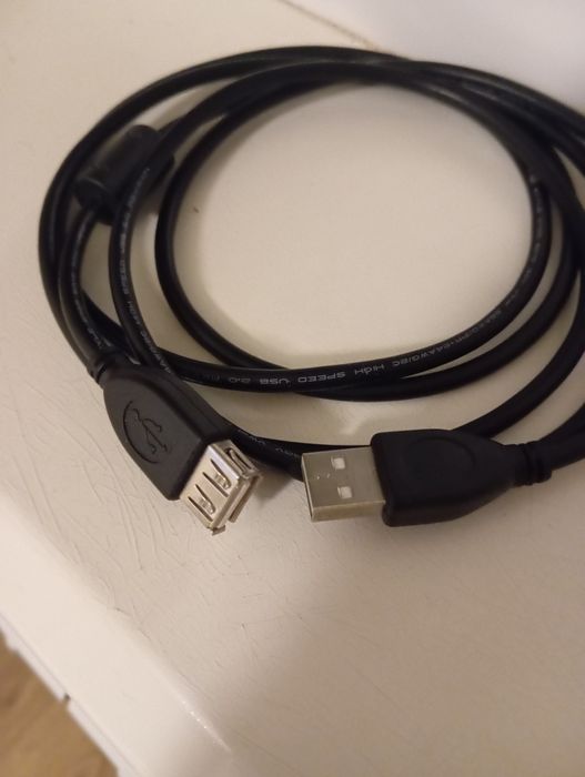 Кабель Cablexpert USB 2.0 AM - AF 1.8 м з феритовим фільтром (CCF-USB2