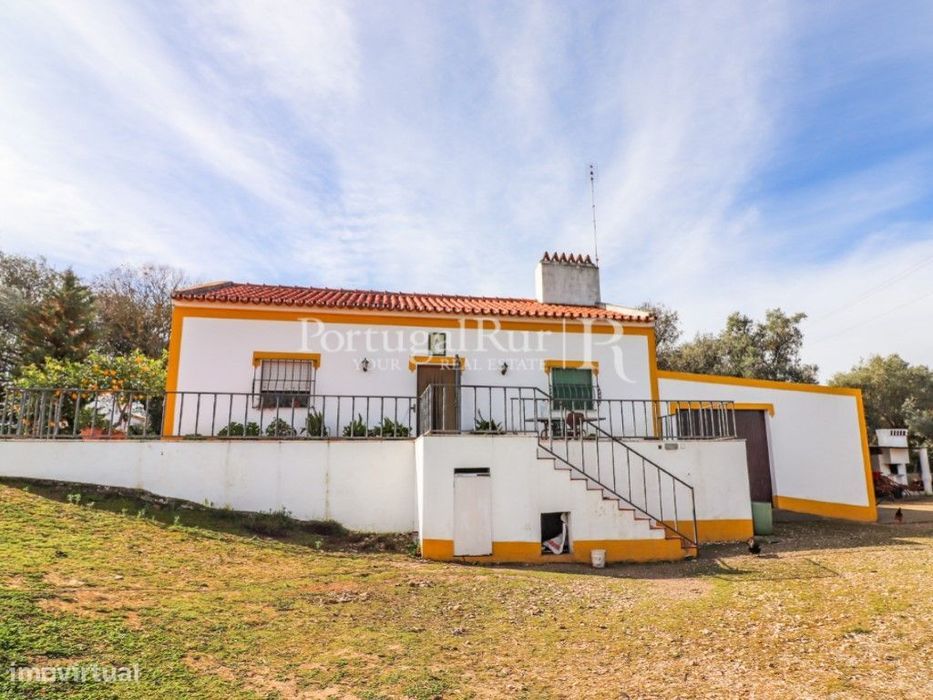 Quinta de 2 ha com moradia T3 em Vila Viçosa