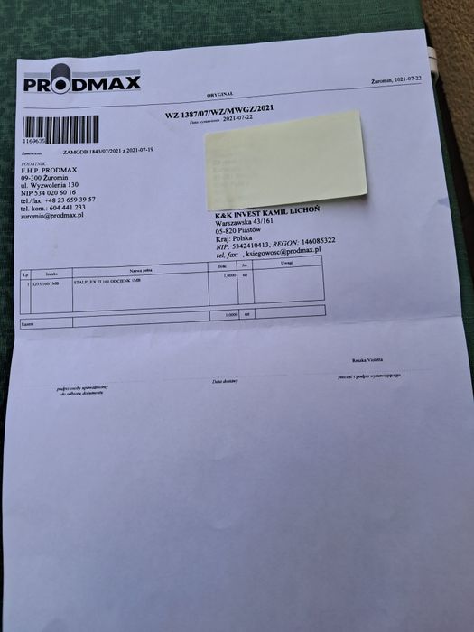 Rura kominowa giętka fi 160