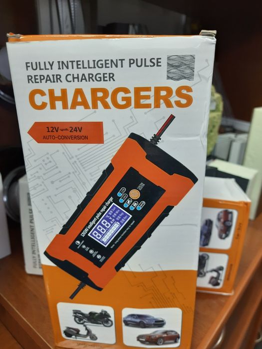 Зарядний пристрій 12/24V 10A длягелевих,agm та свинцевих акумулятор