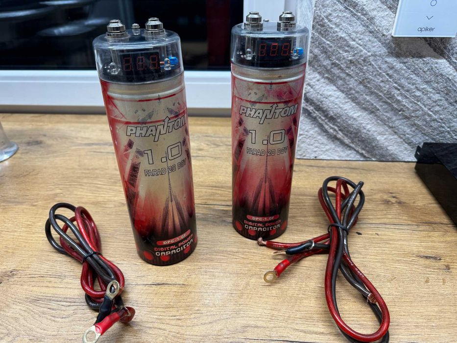 kondensatory car audio phantom 1 farad + przewody