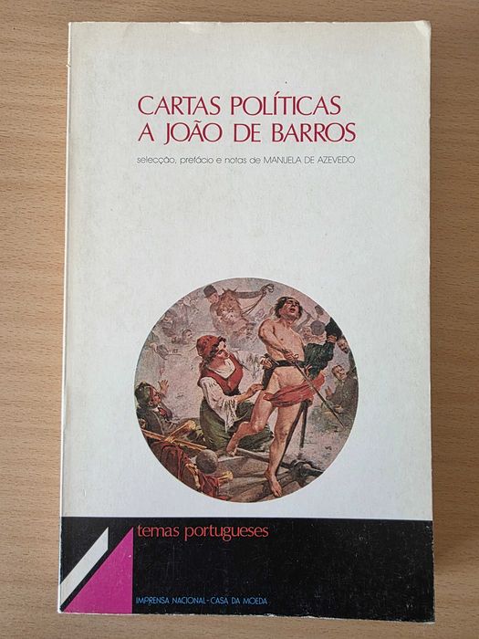 Livro "Cartas Políticas a João de Barros" de Manuela de Azevedo