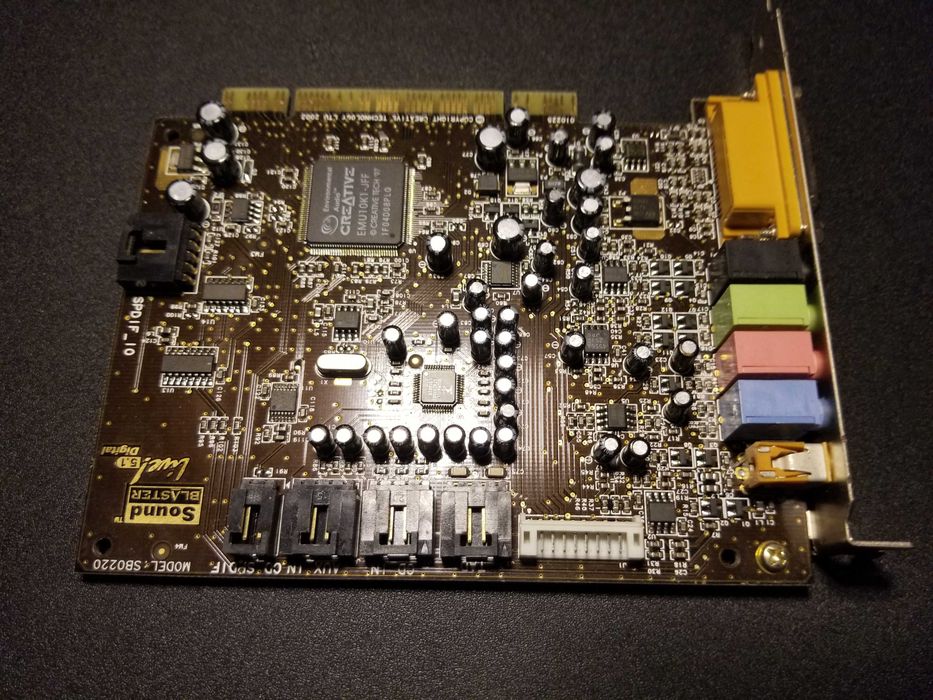 Звуковая карта Creative Sound Blaster Live 5.1 Digital SB 0220 PCI (EMU10K1-JFF) KX Driver Win 10