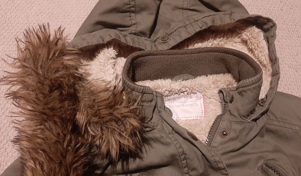 Kurtka parka lekka Nutmeg roz. 140-146