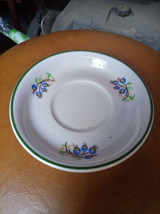Talerzyk podstawka inter american porcelana made in poland 3 3 9 motyw 3 jagudki