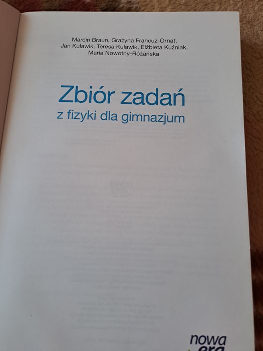 Zbiór zadań z fizyki