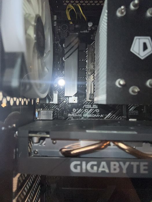 Матернская плата Prime B460M в сборе с процессором и оперативкой